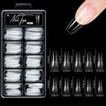 Full Cover Almond Nail Tips for Salon Quality Manicures
