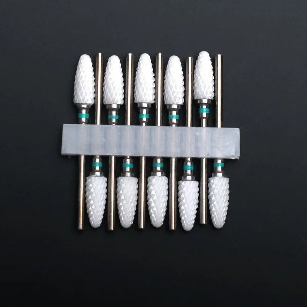 Ceramic Nail Drill Bit Set for Manicure and Pedicure
