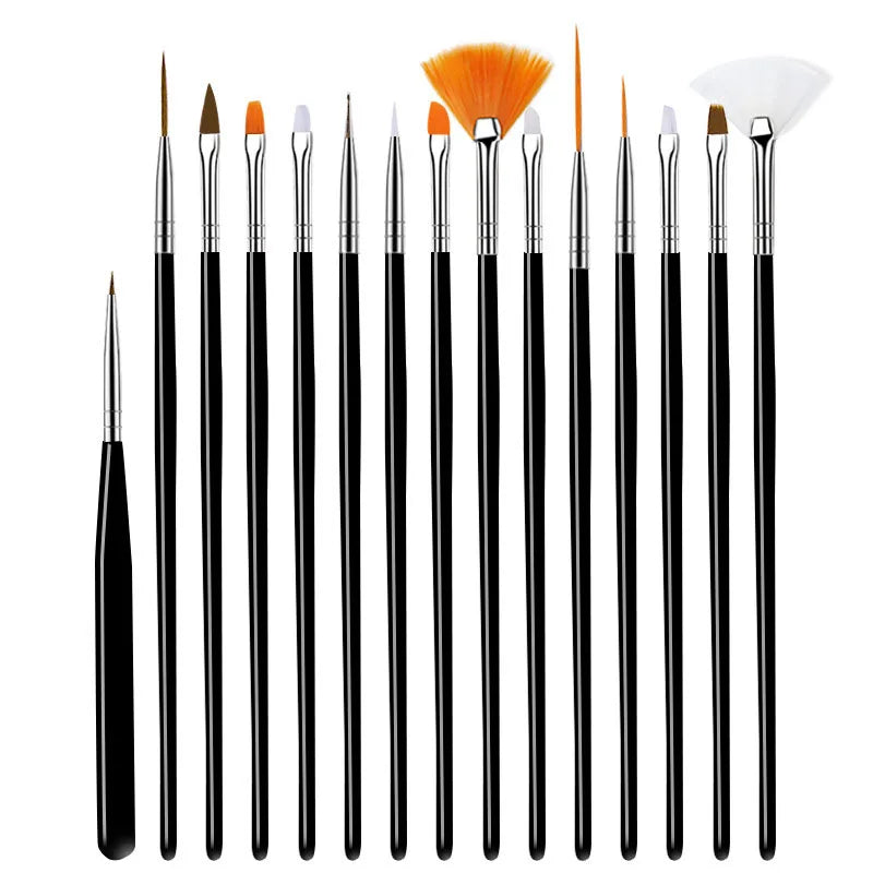 Professional Nail Art Brush Set for Manicure Designs