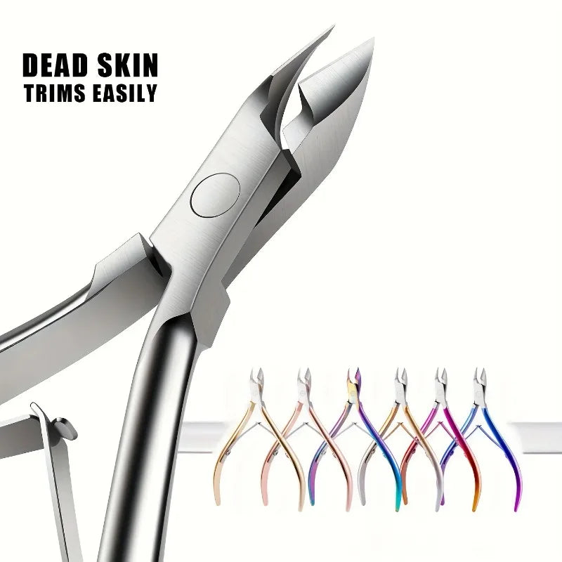 Professional Stainless Steel Cuticle Nipper for Manicure - 4