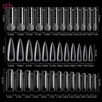 Dual Form Nail Extension Molds for Perfect Manicures