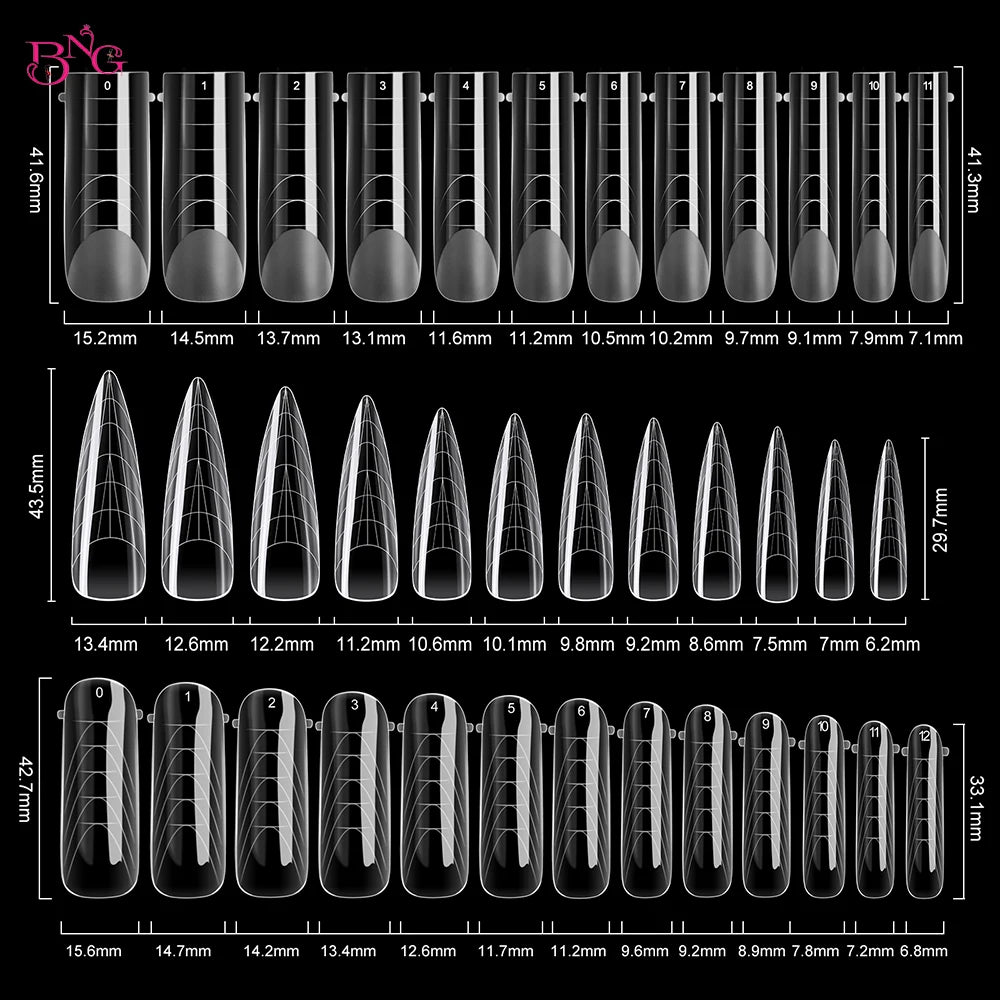 Dual Form Nail Extension Molds for Perfect Manicures