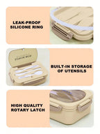 Leakproof 4-Compartment Bento Lunch Box