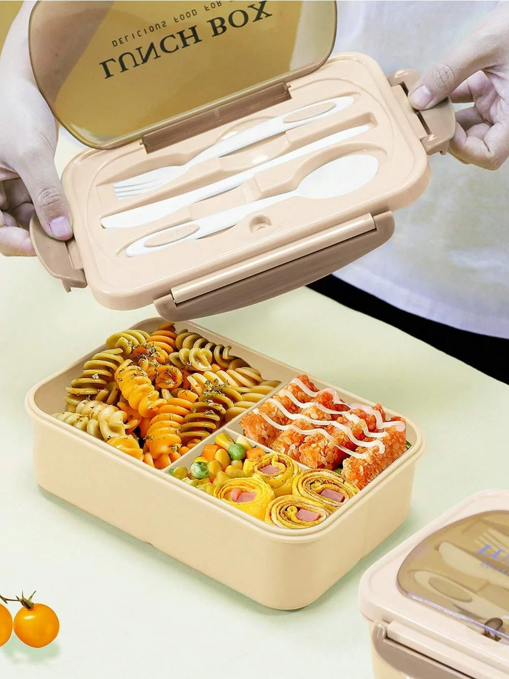 Leakproof 4-Compartment Bento Lunch Box - 6