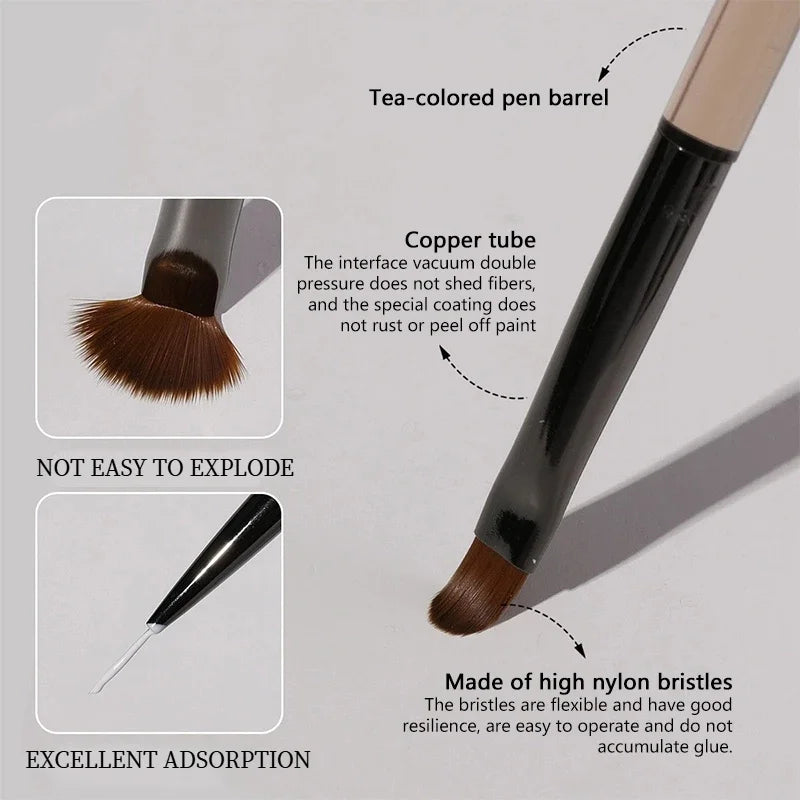 Dual-Ended Nail Art Painting and Carving Brush
