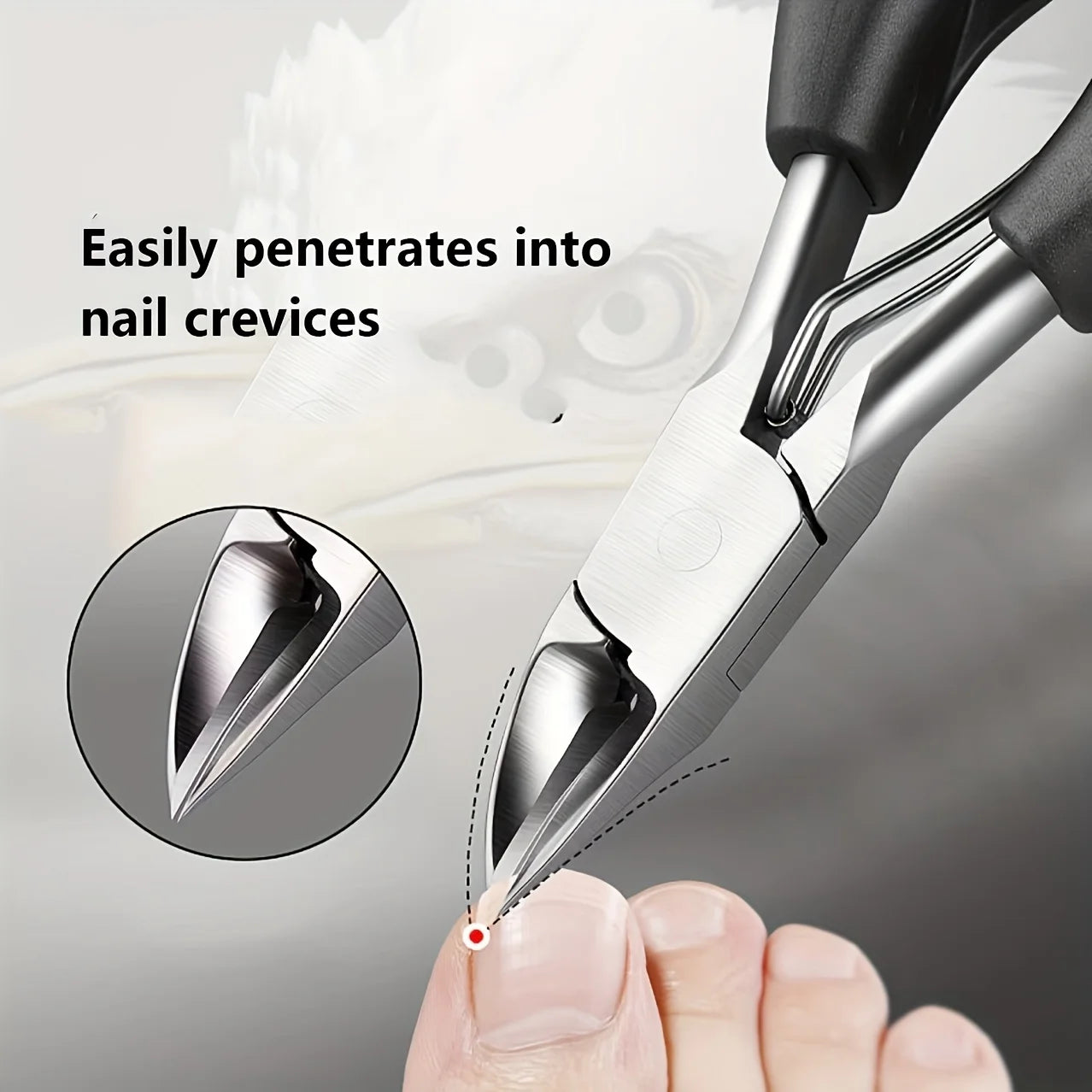 Professional Precision Toenail Clipper for Thick Nails