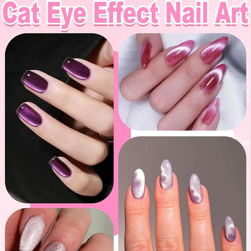 3-in-1 Magnetic Cat Eye Nail Art Wand