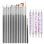 Professional Nail Art Brush Set for Manicure Designs