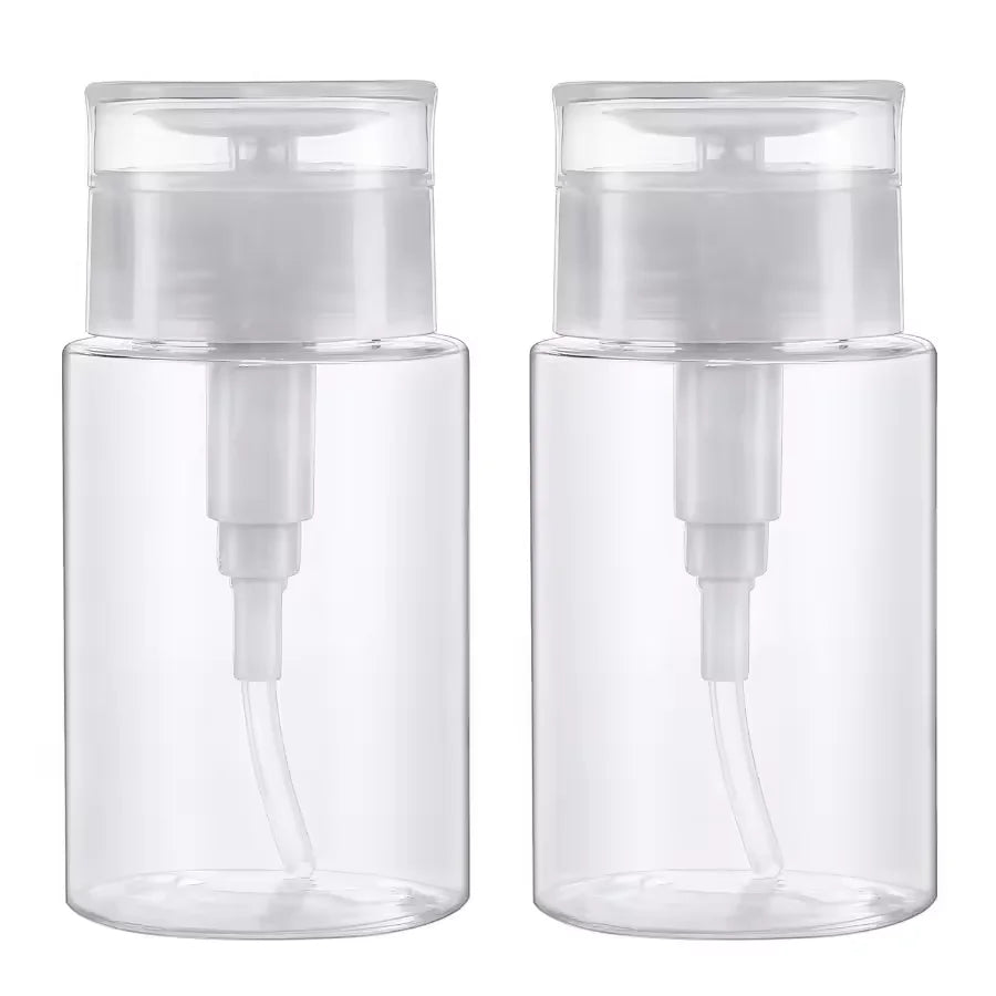 Refillable Push-Down Pump Dispenser for Nail Polish Remover