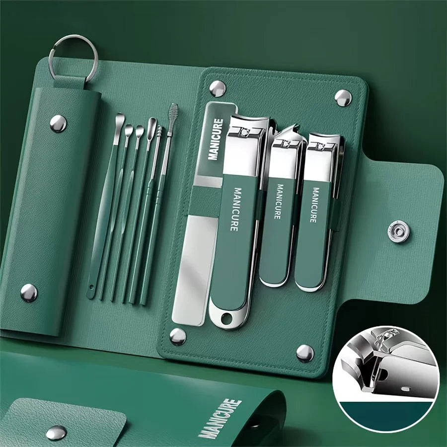 Professional Stainless Steel Manicure and Pedicure Grooming Kit - 1