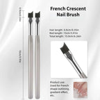 Professional French Tip Nail Art Brush for Perfect Manicures