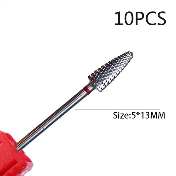 Professional Tungsten Carbide Nail Drill Bit Set