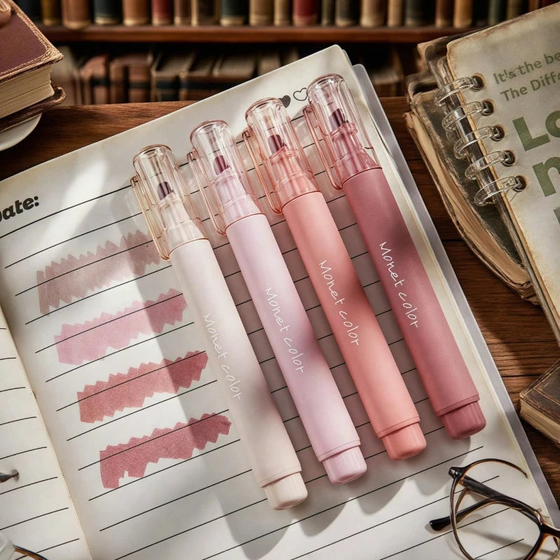 Soft-Touch Pastel Gel Highlighter Pens