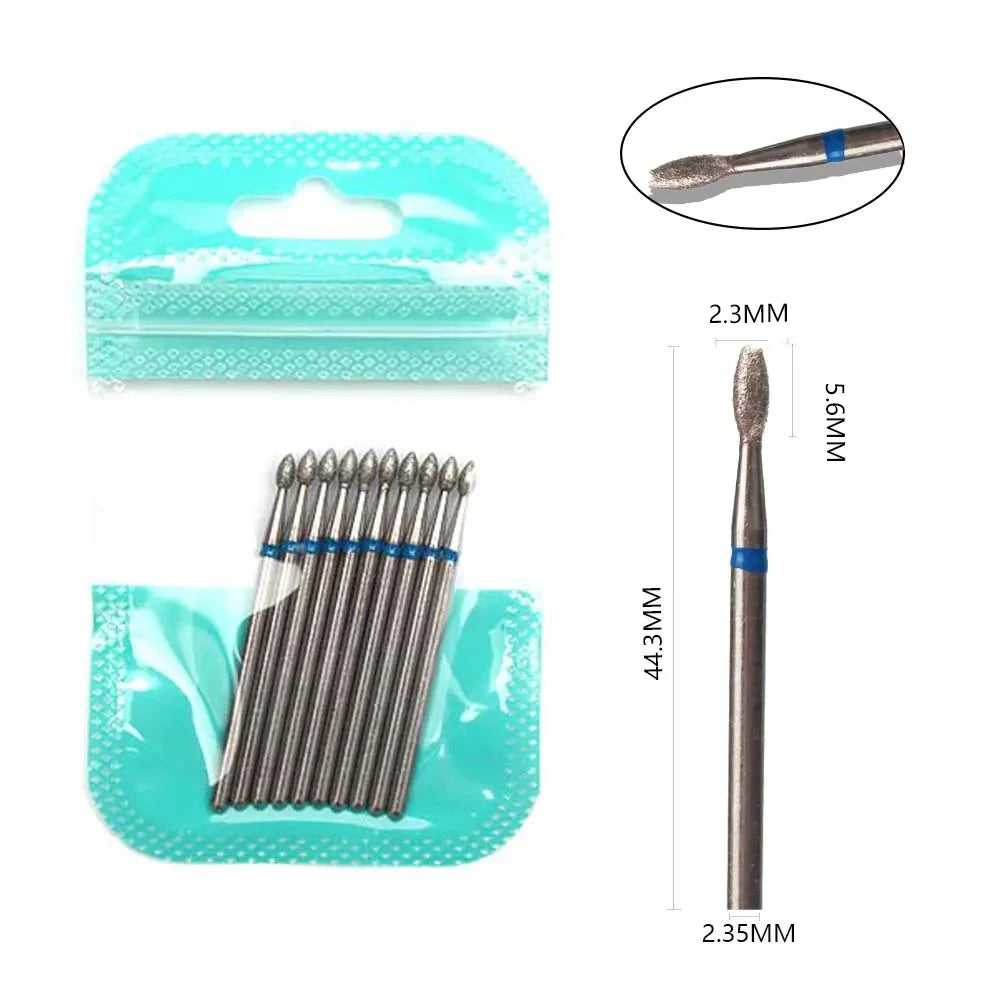 Diamond Drill Bit Set for Professional Nail Manicure