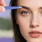 Precision Stainless Steel Eyebrow Tweezer Set