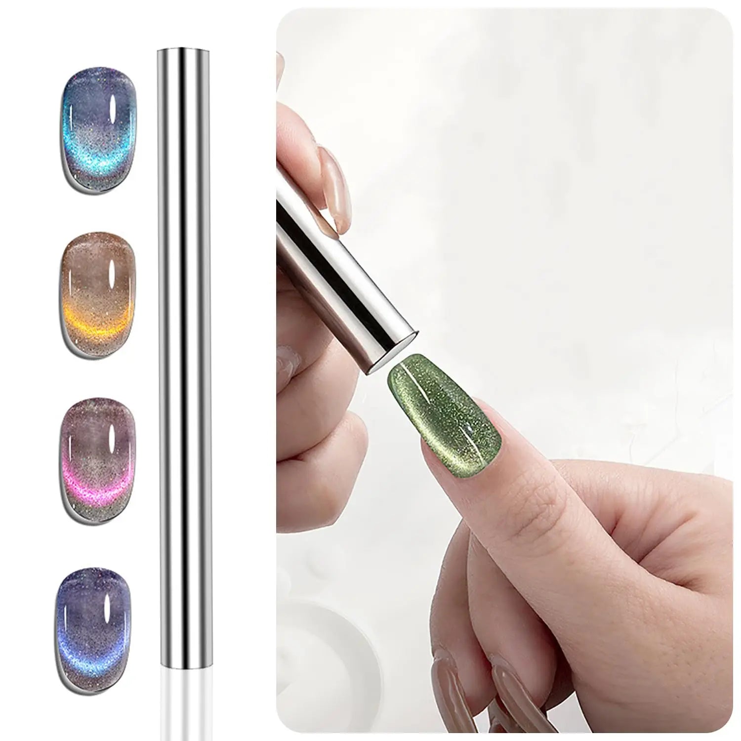 Magnetic Cat Eye Nail Art Tool Set