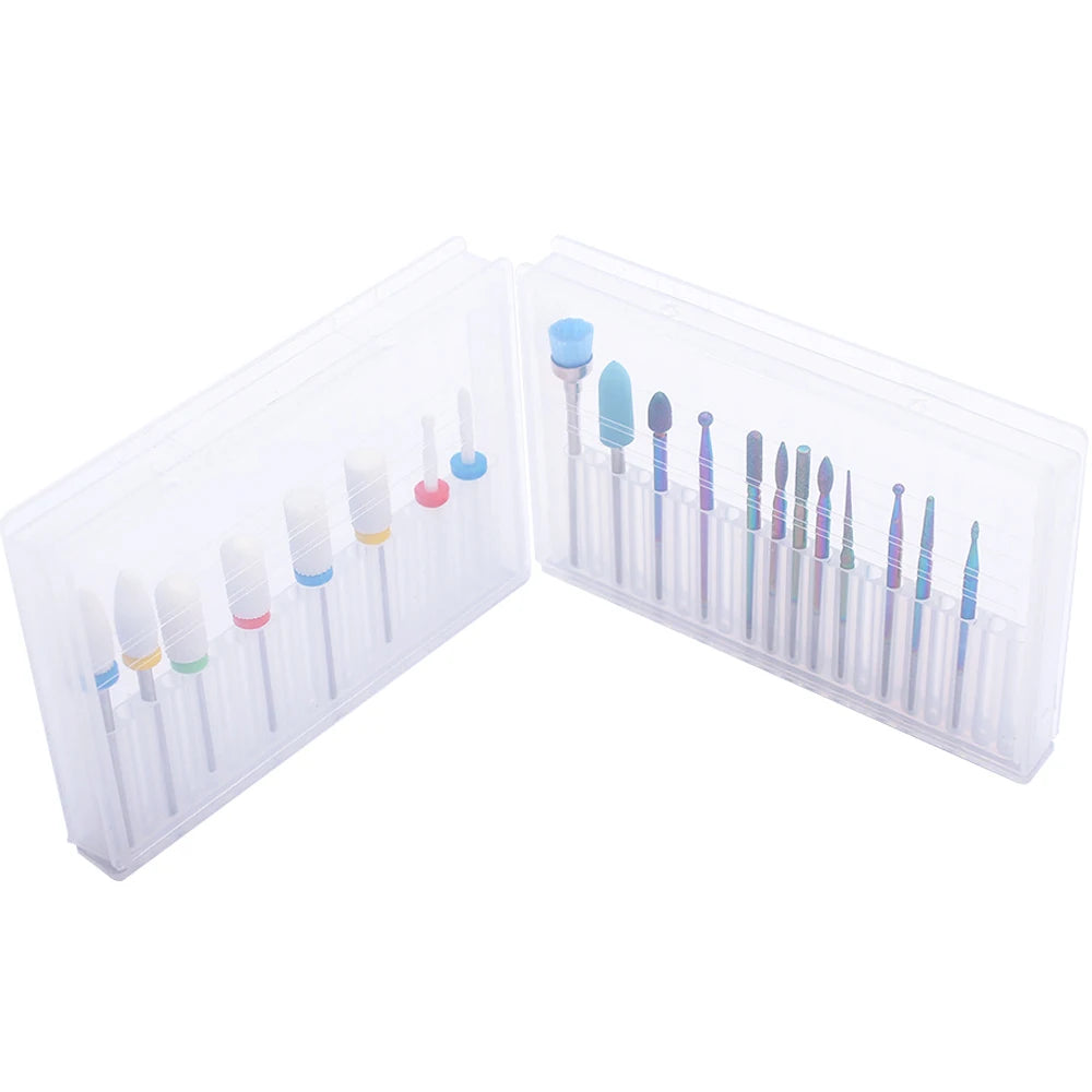 Professional Ceramic and Diamond Nail Drill Bit Set - 11