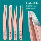 Professional Precision Eyebrow Tweezer Set