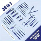 Professional Stainless Steel Manicure and Pedicure Grooming Kit