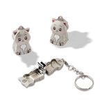 Cute Cat Portable Nail Clipper with Keychain