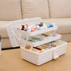 Multilayer Portable Organizer Box for Home Supplies