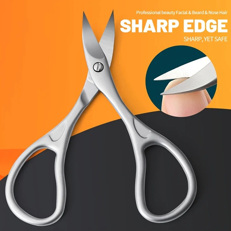 Professional Precision Curved Nail and Grooming Scissors