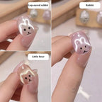 Rabbit Shape Cat Eye Nail Art Magnet Tool