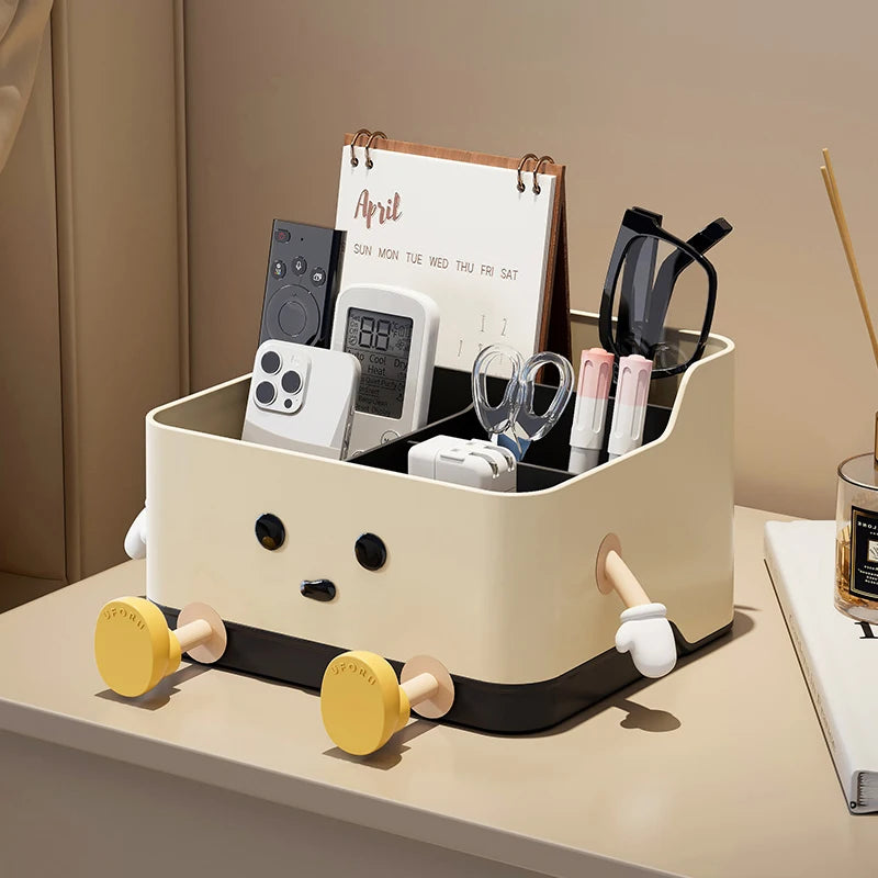 Multifunctional Desktop Organizer for Stationery and Cosmetics