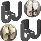 Wall-Mounted Slipper Rack for Bathroom Storage