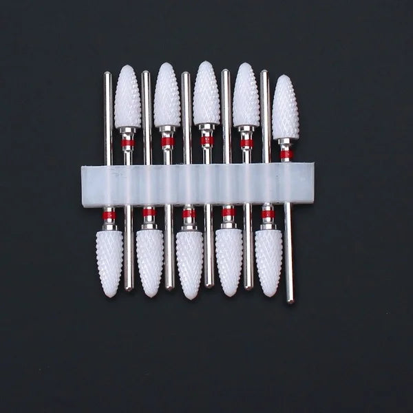 Ceramic Nail Drill Bit Set for Manicure and Pedicure