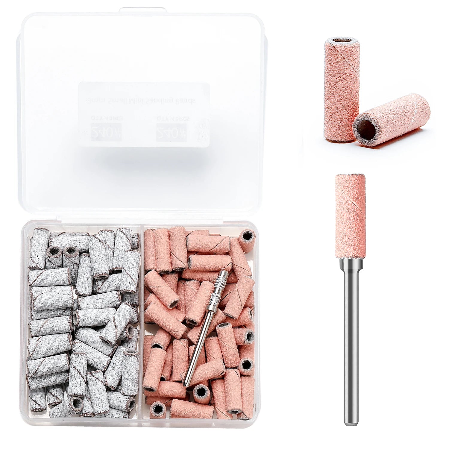 Electric Nail Drill Sanding Bands for Manicure and Pedicure - 1