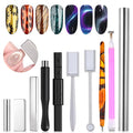 Magnetic Tool Set for 3D Cat Eye Nail Art