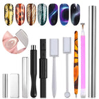 Magnetic Tool Set for 3D Cat Eye Nail Art