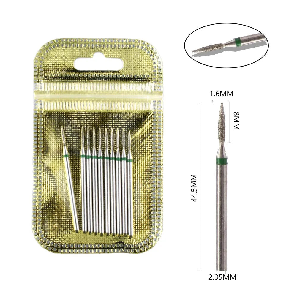 Diamond Drill Bit Set for Professional Nail Manicure