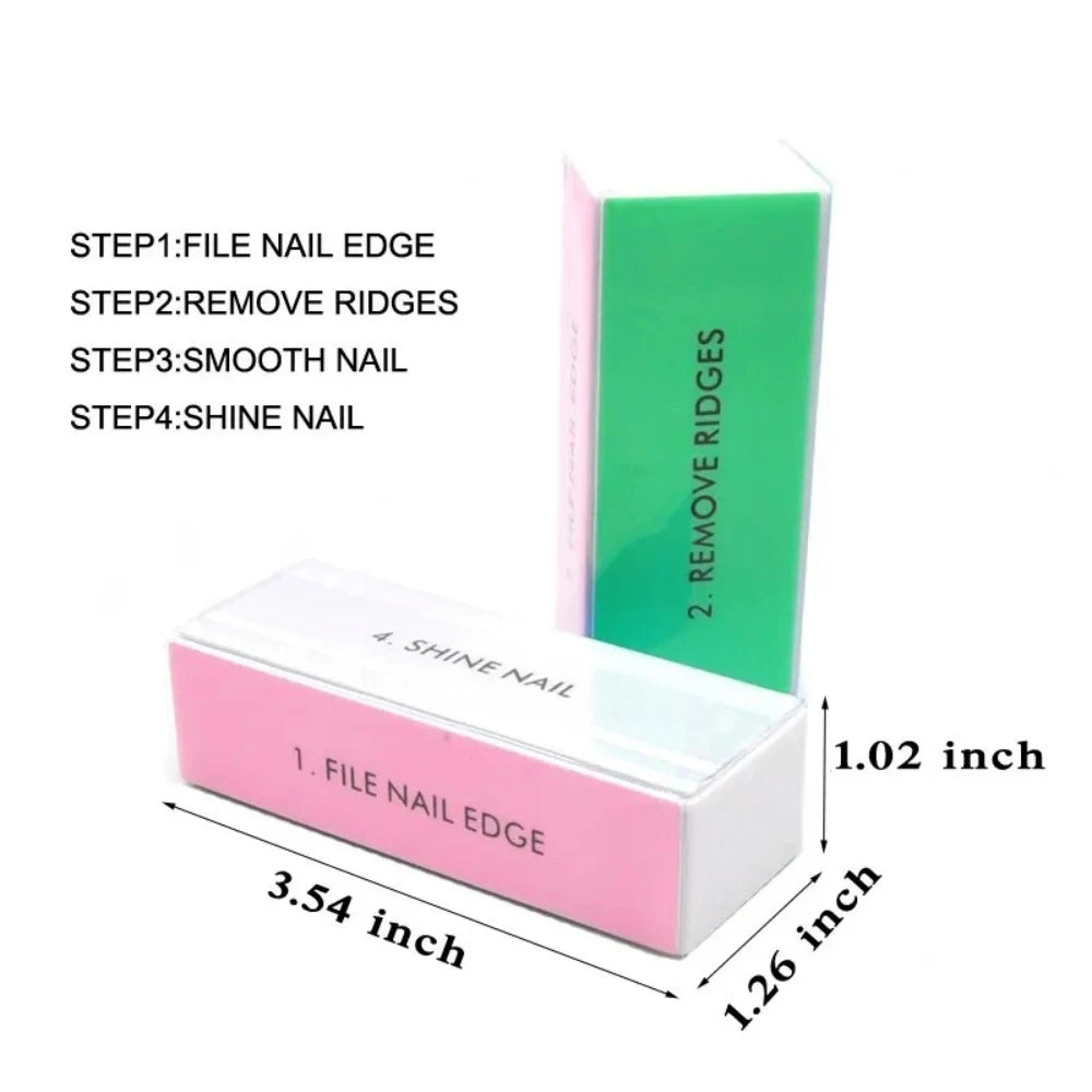 4-Way Professional Nail Buffer Block