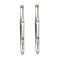 Precision Stainless Steel Slant-Tip Eyebrow Tweezers