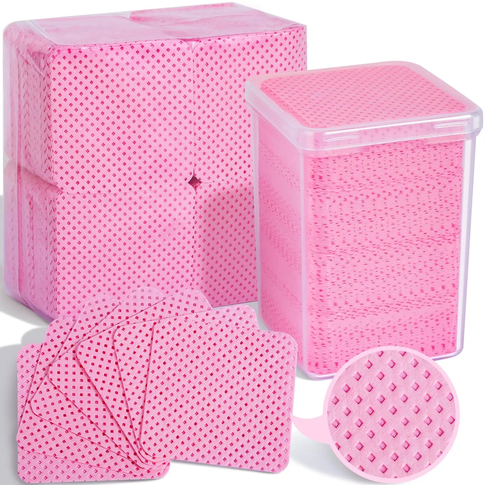 Lint-Free Nail Cleaning Wipes for Manicure and Eyelash Prep