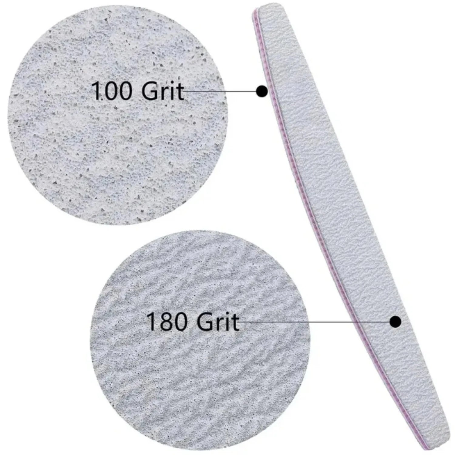 Professional Double-Sided Nail File for Manicures - 3