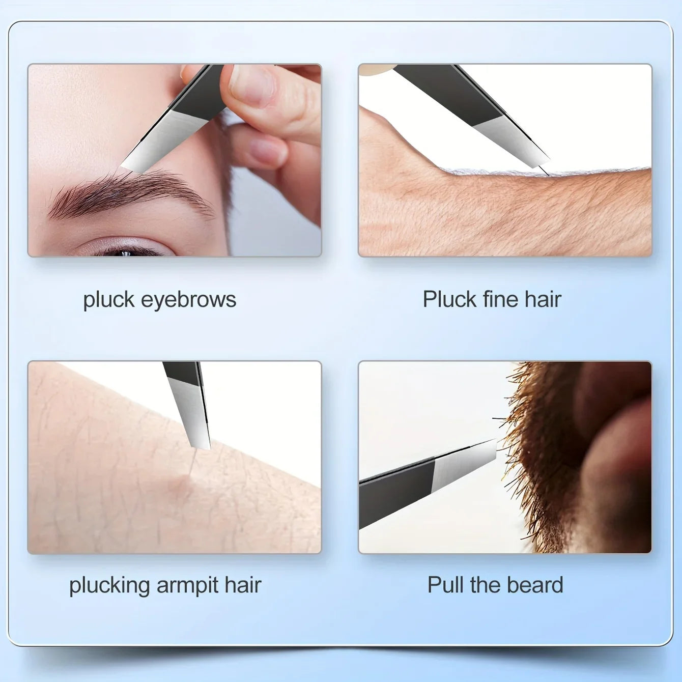 Precision Slant-Tip Eyebrow Tweezers