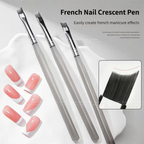 Professional French Tip Nail Art Brush for Perfect Manicures