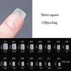 Matte Soft Gel Press-On Nail Tips