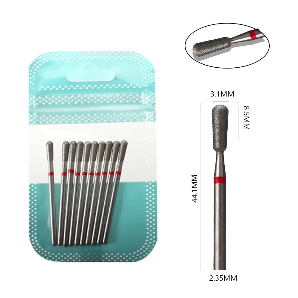 Diamond Drill Bit Set for Professional Nail Manicure