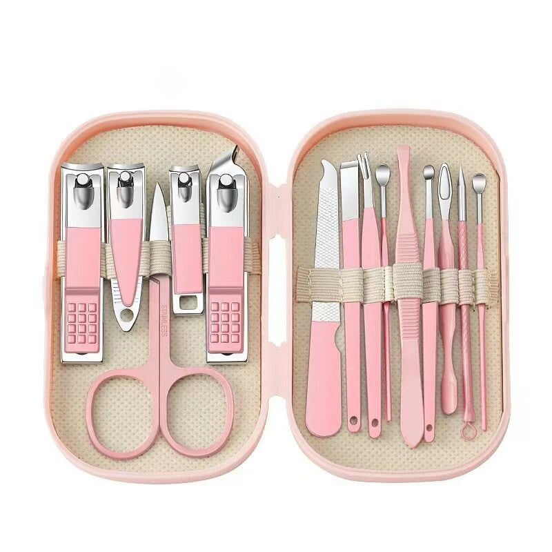 Professional Stainless Steel Manicure Grooming Set
