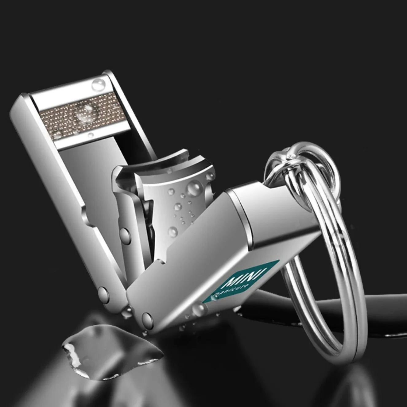 Compact Portable Stainless Steel Nail Clipper