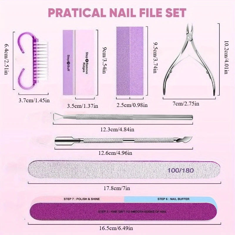 Professional Manicure and Pedicure Grooming Kit