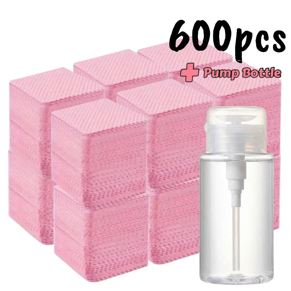 Lint-Free Nail Cleaning Wipes for Manicure and Eyelash Prep - 36
