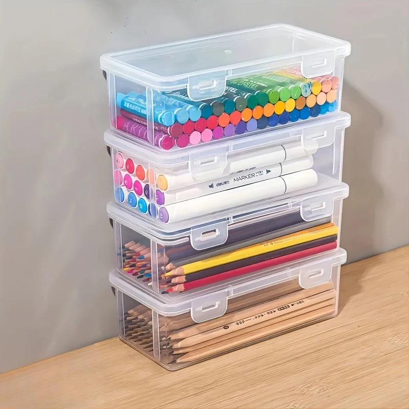 Transparent Stationery Storage Case