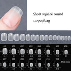 Matte Soft Gel Press-On Nail Tips