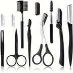 Professional Eyebrow Grooming and Facial Hair Trimmer Set