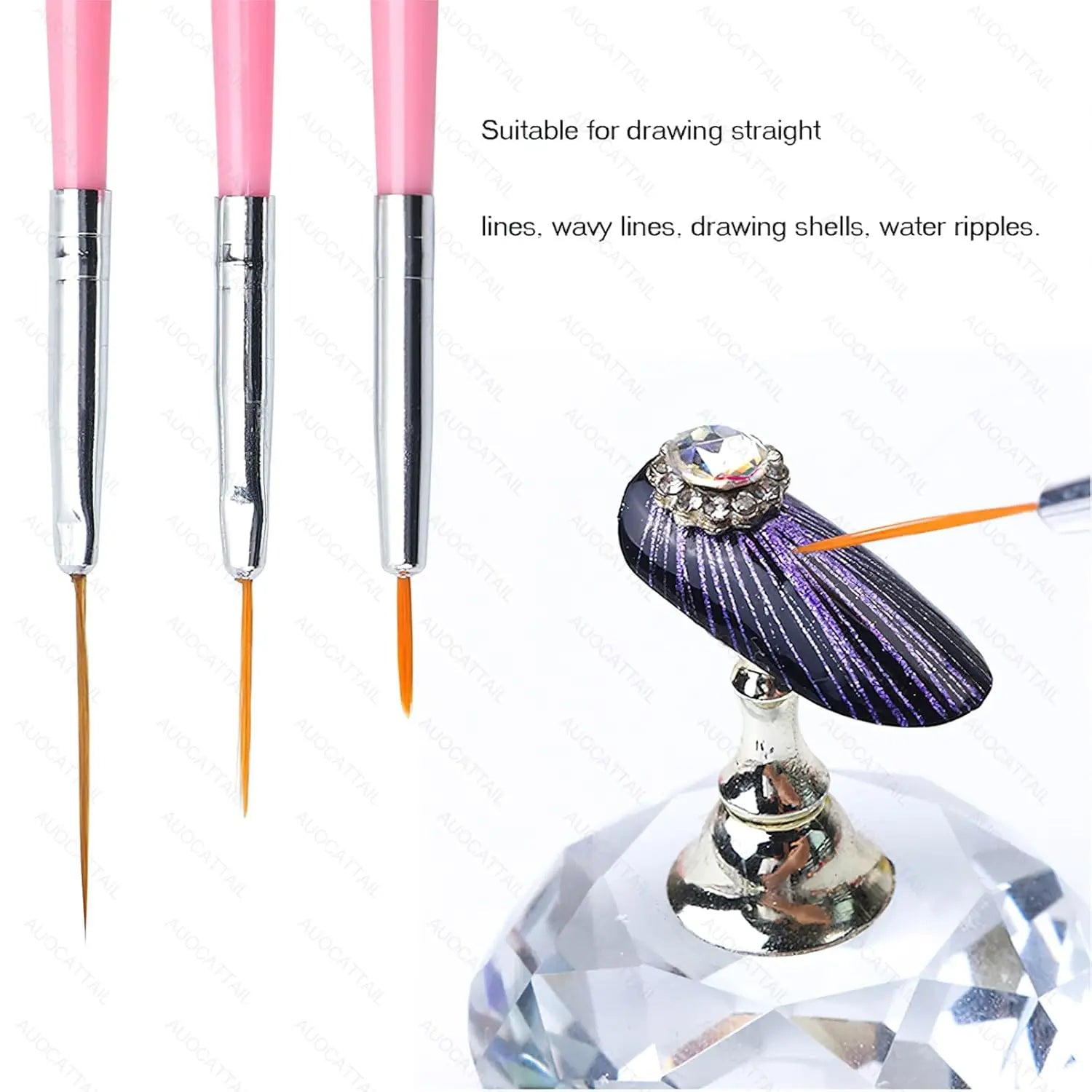Professional Nail Art Brush and Dotting Tool Set - 3